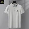 Camiseta de Manga Corta de Verano Paisenlong Camisa Polo de Algodón para Hombre 100% Algodón Camiseta de Manga Corta con Cuello Camisa Polo para Hombre Transfronterizo