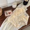 Lady Lace ~ Roupa Íntima Desejo Puro Feminina Sem Marcas Respirável Cintura Baixa Forro 100% Algodão Seda Gelada Renda Vazada Amiga da Pele Calcinha