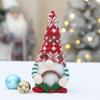Yiwu Navidad Pequeño Mayorista Nuevos Productos Navideños Tejido Sombrero Puntiagudo Muñeco Sin Rostro Gnomo Gnomo Decoración Adornos