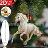 Em Estoque Website Independente Item Mais Vendido Ébano Cavalo Majestade 2D Acrílico Decorativo Preto Ébano Cavalo Estatueta Novo