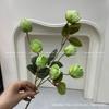 Plantas Verdes Artificiais para Casamento, Grama Aspargo Verde Estilo Floresta, Flores Artificiais Verdes, Materiais Florais Artificiais para Casamento, Série de Decoração para Salão de Casamento