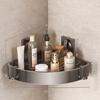 Suporte de Armazenamento para Ventosa de Vaso Sanitário Banheiro Sem Furos Montado na Parede Mesa de Lavar Vaso Sanitário Cesta Triangular de Armazenamento para Vaso Sanitário