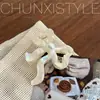 Elegante y Exquisito Pasador de Lazo, Dulce Pasador para el Cabello de Acetato Espesado con Perlas, Pinza de Tiburón de Cabello de Gama Alta en la Parte Posterior de la Cabeza