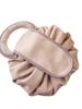 Nueva bolsa de cosméticos con cordón ajustable para mujer, portátil, impermeable, de PU, para viaje, bolsa de almacenamiento portátil, estuche de alta calidad