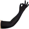 Guantes Largos de Spandex con Protección Solar Primavera Verano Otoño Delgados Protección UV Rendimiento Danza Ciclismo Conducir Elásticos Hombres y Mujeres