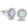Aretes de Ópalo de Girasol Serie Exclusiva de Moda Venta Caliente Transfronteriza Dropshipping Nicho Exquisitos