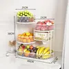 Bandeja de frutas criativa, cesta de frutas para sala de estar, expositor de lanches e frutas secas para mesa, mesa de centro, mesa de jantar, prateleira de armazenamento multicamadas
