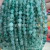 Venta Directa de Fábrica Cuentas Redondas de Jade Verde Colgante de Uva Verde Joyería DIY Flor Flotante Semiacabada Calcedonia Verde Hecho a Mano