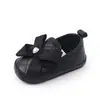 Zapatos para bebé suela blanda moño grande zapatos para niño pequeño cuero PU con diamantes zapatos para bebé 0-1 zapatos para bebé BZ2283
