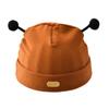 Gorro para Bebé Doble Capa Algodón Puro Tipo a Gorro para Bebé Recién Nacido Suave 0-6 Meses Primavera Otoño Invierno Cálido Protector Gorro de Puerta