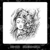 Adesivos de Tatuagem Populares Bg Herbais Transfronteiriços com Desenhos de Asa e Borboleta para Braços e Pulsos, Adesivos Personalizados da Moda, Atacado da Fonte