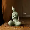 Escritorio de estilo chino, Buda Wei del Norte, estatua de Buda, micropaisaje de Buda, pecera, paisajismo, rocalla, adornos de escritorio, té, mascota, fragancia, decoración de camino