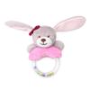 BBSKY Lindo Creativo Dibujos Animados Anillo de Mano Conejo Cuentas de Colores Sonajero de Mano Peluche para Bebé Zorro Oveja