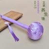 Folha de bambu seda e cetim martelo de saúde martelo de grama moxa pacote de material DIY massagem wuzi martelo de moxabustão bastão de palmas batidas meridiano