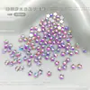 Nuevos y Modernos Rhinestones de Mono Estrella de Colores Brillantes Estrella de Cinco Puntas de Fondo Plano Decoraciones de Arte de Uñas de Vidrio K9 Venta al Por Mayor