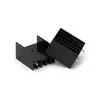 Disipador de calor de aluminio para triodo TO-220 25*23*16mm radiador de aluminio bloque disipador de calor electrónico