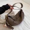 Bolsa Simples de Grande Capacidade para Mulheres 2023 Outono e Inverno Nova Tendência Bolsa de Ombro Transversal Ins Casual Bolsa Bolinho