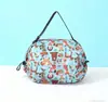 Nova Bolsa de Ombro Dobrável para Viagem Bolsa de Armazenamento Portátil Espessa Sacola de Compras Ecológica para Supermercado