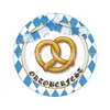 Novo Conjunto de Festa Oktoberfest Alemanha Munique Bandeja de Papel para Feriado Copo de Papel Conjunto de Toalha de Mesa Conjunto de Louças para Festa