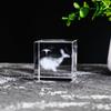 Cubo de Cristal Transfronterizo con Grabado Interno Personalizado 3D con Láser Sistema Solar Cubo de Rubik de Cristal Creativo Adornos de Escritorio para Regalo