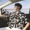 Camisa estilo Hong Kong feminina 2026 verão novo estilo casual ao ar livre moda solta respirável masculina fina