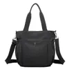 Bolso de Hombro Grande para Mujer Nuevo Tejido de Nailon Bolso de Mano Sencillo Ligero Bolso Tote para Viajes Transfronterizos de Mujer