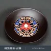 Juego de Posavasos de Baquelita de Color Esmaltado al por Mayor, Soporte para Taza de Té, Aislante Térmico Estilo Zen Hecho a Mano Simple Accesorios de Alfombrilla para Taza de Té para el Hogar