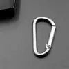 No. 4 Mosquetón en Forma de D Aleación de Aluminio Clip para Exteriores Clip para Botella de Agua Clip Multifuncional Clip de Liberación Rápida Fabricante Mayorista
