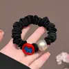 Elástico de Cabelo Versátil Estilo Coreano para Mulheres, Prendedor de Coque, Corda de Cabelo Elástica, Acessório de Cabelo de Desenho Animado