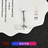 Pendientes de Aleación de Titanio F136 Bala Cruz Estrella Rosca Interna Clavo para Hélice Auricular Clavo Rueda Auricular Joyería para Piercing de Titanio G23