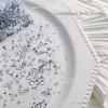 Rhinestones Redondos Pequeños de Fondo Plano para Uñas, Rhinestones Transparentes Blancos y de Colores de Fondo Plano, Rhinestones Mixtos de Vidrio, Decoraciones Brillantes para Uñas al por Mayor