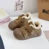 Zapatos Peludos Birkenstock Escarchados 2025 Tenis Mujer Invierno Nuevos de Terciopelo Suela Gruesa Punta Redonda Zapatos Xy-A371