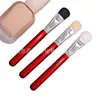 Pincel de Maquiagem Danielle, Pincel de Base em Formato de Língua, Pincel Plano sem Absorção de Pó para Aplicar Base Líquida, Pincel para Máscara