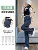 Calça Reta de Cintura Alta Feminina para o Verão, Nova Calça Casual Fina de Corte Reto com Toque Relaxado, Versátil para o Dia a Dia
