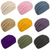 Diadema de Nuevo Estilo para Amazon Transfronterizo, Diadema Cálida Protectora de Orejas, Gorro con Abertura Superior para Cola de Caballo, Gorro de Punto Trenzado