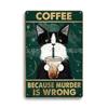 Animais Gatos e Cães Placas de Lata Figuras de Cerveja Pinturas de Lata Bar Retrô Nostálgico Criativo Penduricalhos de Parede de Ferro