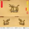 Latão Zodiac Criativo Tridimensional Zodiac Personalizado Chaveiro de Carro Pingente Acessórios Pequeno Presente Fabricante Atacado