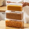 Caja de Almacenamiento de Granos de Cocina con Tapa Caja de Almacenamiento para Fideos y Huevos Grado Alimenticio Transparente Caja de Almacenamiento para Refrigerador