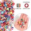 Contas Listradas de Resina, Contas Cilíndricas, Contas Espaçadoras, Contas Soltas para DIY, Pingentes de Pulseira, Acessórios para Joias Atacado, Contas com Furo Grande
