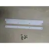Trilho Magnético para Cortina de Porta em Liga de Alumínio com Trilho Deslizante de Canal Duplo, Trilho Guia Plano de Empurrar-Puxar Montado no Teto e na Lateral, Acessórios Espessados
