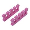 Separador de Dedos Transfronterizo Herramienta de Manicura Separador de Dedos de Esponja Eva Corazón de Durazno Separador de Dedos Esmalte de Uñas Manicura Separador de Dedos