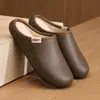Pantuflas de algodón impermeables para mujer, nuevo estilo 2026, pantuflas de interior para pareja, antideslizantes de EVA, resistentes al olor, de felpa, cálidas y adecuadas tanto para interiores como para exteriores