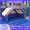 Castillo inflable de salto comercial de alta resistencia con escalón