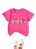 Amazon Wish Site Independente Casual Fofo Divertido Infantil Onze Cachorros Gola Redonda Manga Curta Camiseta Exportação