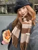 Cachecol Xadrez de Lã Misturada Rosa Girly de Alta Qualidade para Mulheres Outono Inverno Estilo Britânico Com Franjas Aquecedor de Pescoço para Homens Fabricante