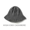 Novo chapéu de cashmere da moda 2023 chapéu de malha feminino outono e inverno chapéu de pescador de cashmere compras proteção quente para as orelhas