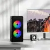 Computadora Anfitriona Serie Amd con Tarjeta Gráfica Independiente, Computadora de Escritorio para Gaming, Diseño para Transmisión en Vivo, Kit Completo de Ensamblaje de Computadora