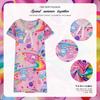 Camisola de Menina do Sudeste Asiático Verão Novo Manga Curta Roupas com Ar Condicionado Estilo Coreano Finas Roupas de Casa Camisola Infantil
