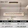 Mumingju Luxo Leve Elegante Cristal Natural Lustre para Sala de Estar 6 Novas Peças Criativas Circulares de Ferro Luz Principal para Sala de Jantar e Quarto