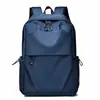 Mochila Casual Simple de Doble Hombro Multibolsillos Bolso de Doble Hombro Color Sólido Ligero Mochila para Estudiantes para Viajes Cortos Mochila de Bolsillo